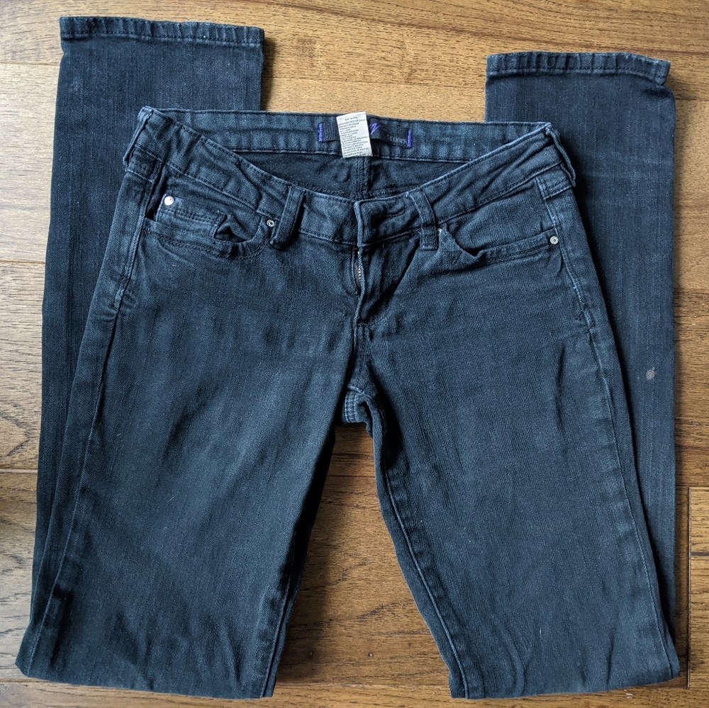 Garage black skinny jeans low waisted size 1